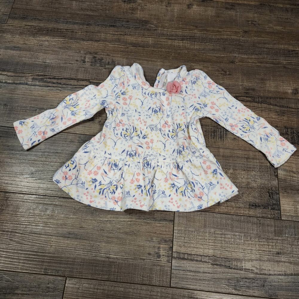 Laura Ashley Baby 12 month long sleeve floral  Shirt 2658